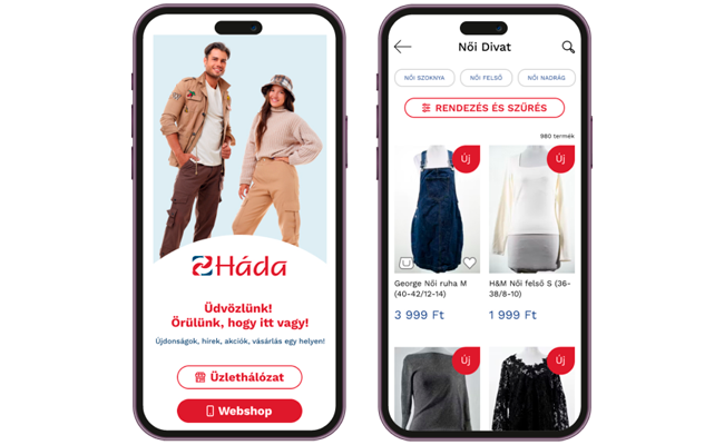 Visual Representation of Háda Mobile App
